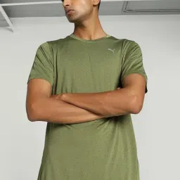 Puma Green Regular Fit Sports T-Shirt-image-35