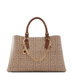 Aldo Brown Textured Medium Handbag-42