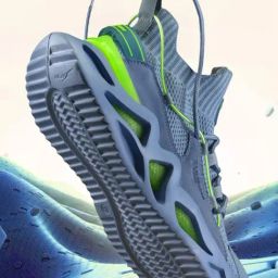 Atom Men's Blue Running Shoes-44