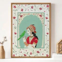 Indian Classic Art Multicolor Canvas Abstract Wall Art-image-57