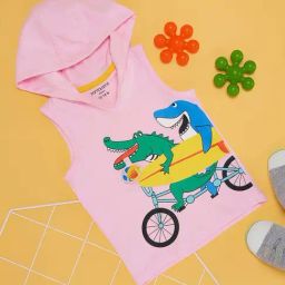 Pantaloons Baby Kids Pink Cotton Printed T-Shirt-image-76