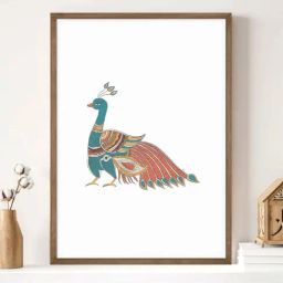 Indian Classic Art Multicolor Canvas Abstract Wall Art-picture-39