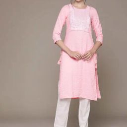 READIPRINT FASHIONS Pink Embroidered Straight Kurta-picture-46