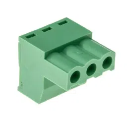 RS PRO 3 Way Pluggable Terminal Block 5.08 mm Pitch Screw Termination, 8971212-10