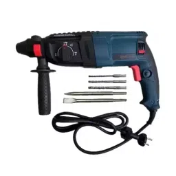 Zebra Premium Tools Z-D26MM 1250W Reversible Rotary Hammer Drill Machine With Free Bits-2