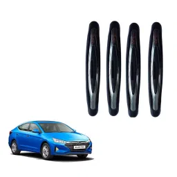 SPREADX Plastic Car Compact Black Colour Elegant Door Guard Protection Universal Type Suitable for Elantra (Set of 4 Pcs)-picture-5