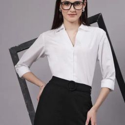 Style Quotient White Regular Fit Shirt-25