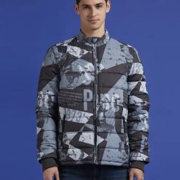 Pepe Jeans Grey Regular Fit Printed Jacket-picture-44