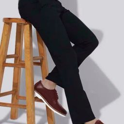 Neemans Men's Burgundy Brogue Shoes-image-87