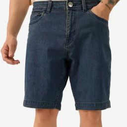 The Souled Store Blue Regular Fit Denim Shorts-picture-43