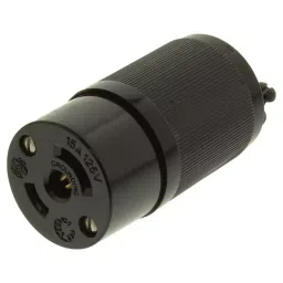 HUBBELL WIRING DEVICES CONNECTOR, POWER ENTRY, RECEPTACLE, 15A, HBL7593-picture-10