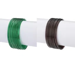 1ST TIME Set Of 24 Green Alloy Bangles-picture-16