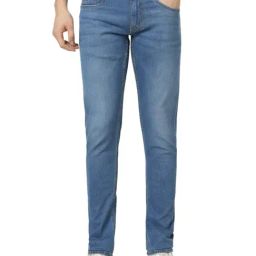 Peter England Blue Skinny Fit Jeans-picture-2