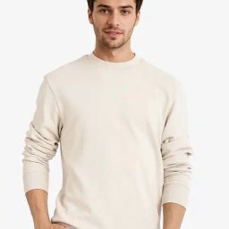 Rare Rabbit Off White Regular Fit Solid Sweatshirt-21