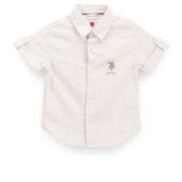 U.S. Polo Assn. Kids Beige Cotton Printed Shirt-image-72