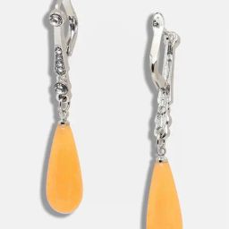 Sohi Gold Plated Party Designer Stone Drop Earrings image 4