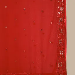 Dupatta Bazaar Embroidered Dupatta with Beads and Stones image 5