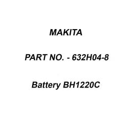 Makita Battery BH1220C, Part No 632H04-8-picture-37