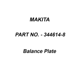 Makita Balance Plate Suitable For 4322, Part No 344614-8-picture-9