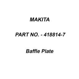 Makita Baffle Plate Suitable For TW1000, Part No 418814-7-image-36