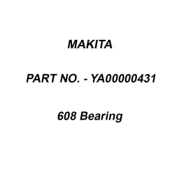 Makita 608 Bearing Suitable For UR3500, Part No YA00000431-picture-16