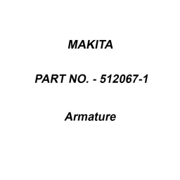 Makita 240 V Armature for 4300BV, Part No 512067-1-picture-13