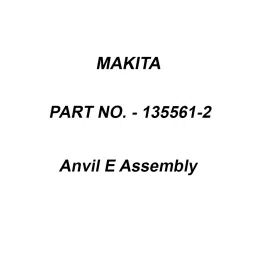 Makita Anvil E Assembly Suitable For BTW073, Part No 135561-2-27