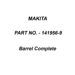 Makita Barrel Complete Suitable For HR4003C, Part No 141956-9-picture-30