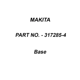 Makita Base Suitable For BO3700, Part No 317285-4-picture-12