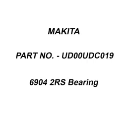 Makita 6904 2RS Bearing, Part No UD00UDC019-picture-25