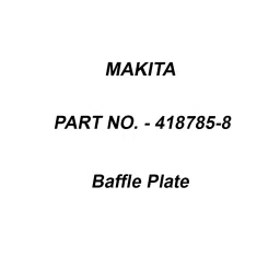 Makita Baffle Plate Suitable For 2107F, Part No 418785-8-image-86
