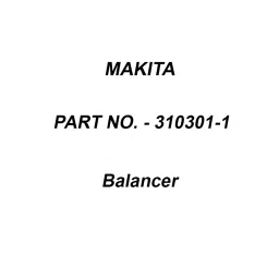 Makita Balancer Suitable For BO3710, Part No 310301-1-picture-18