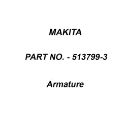 Makita 240 V Armature for GA5020C, Part No 513799-3-picture-37