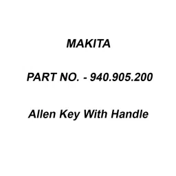 Makita Allen Key With Handle, Part No 940.905.200-picture-11