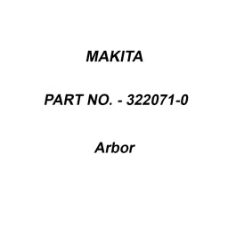 Makita Arbor Suitable For 9741, Part No 322071-0-picture-48