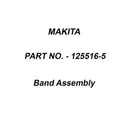 Makita Band Assembly Suitable For DUR182, Part No 125516-5-picture-34