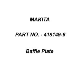 Makita Baffle Plate Suitable For MT580, Part No 418149-6-image-76