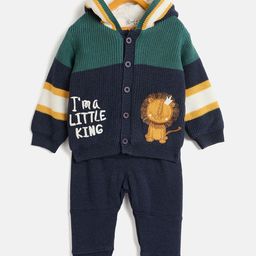 JWAAQ Kids Colourblocked Long Sleeves Sweatshirt With Joggers-picture-3