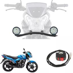 Cartronics 42W Complete Lighting System 14 LED Round Fog Lamp Light for Tvs Victor-34