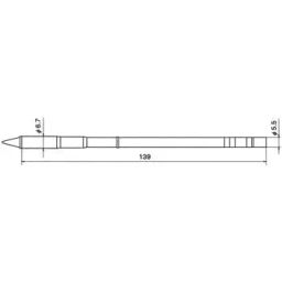HAKKO High heat capacity type Tip (T12 Lead-Free Solder) 7338256 - Made In Japan-image-16