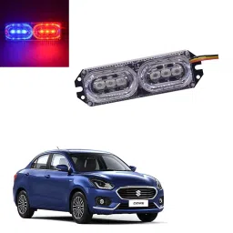 A4S Emergency Warning Light for i20 Active Bikes, Motorcycle -Red and Blue-39