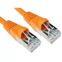 RS PRO RJ45 Male to RJ45 Male Terminated S/FTP Cat6a 2 m Ethernet Cable Orange, 2515186-image-2