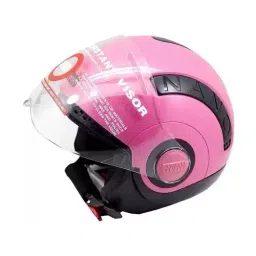 Studds NANO 560 BLACK/PINK (560 mm) Small Open Face Helmet, BLACK/PINKNANO 560-image-5