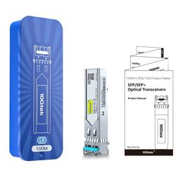 100Base-LX SFP Transceiver, 100M SingleMode Ethernet Optic Module, 1310nm DDM, up to 15 km, for Cisco GLC-FE-100LX-RGD/MFELX1, Ubiquiti, D-Link, Netgear, Supermicro and More image 4