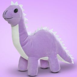 DukieKooky Kids Purple Dino Soft Toy - Height 37 cm-25