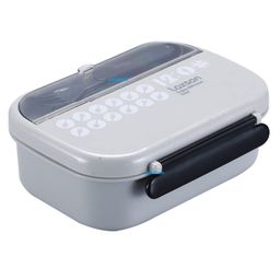 FunBlast Lunch Box with Spoon and Fork - Grey-18