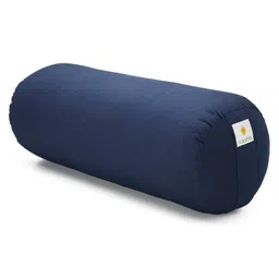 Sarveda Yoga Bolster made from Organic Cotton - Navy Blue-picture-22
