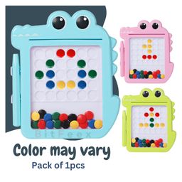BitFeex Small Magnetic Slate Crocodiles Magnetic Drawing Board for Kids Montessori Educational Traveling Toy-Pack of 1 pcs, Color may Vary-9