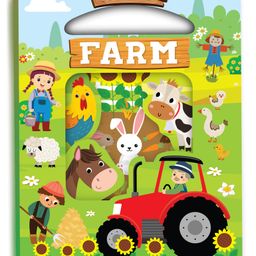 Die Cut Window Board Book At the Farm - English-2