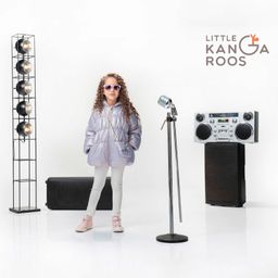 Little KangaroosFull Sleeves Solid Colour Padded hooded Jacket With Sling Bag & Quilted Design - Lilac-image-78
